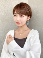 ロンド レグリーズ 立川(Lond leglise)&nbsp;ショート×顔周り×前髪×シルキーベージュ×グレージュカラー