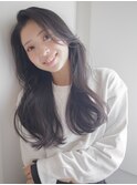 髪質改善　前髪なし　レイヤー　韓国ヘア