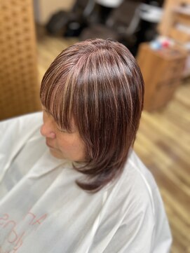 ピッカヘアーデザイン(PICKA hair-design) 白髪ぼかしハイライト