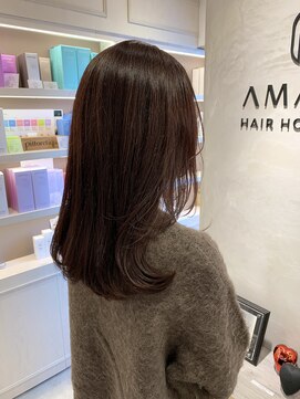 アマニ ヘアー ホスピタル(AMANI. HAIR HOSPITAL) オレンジブラウン◎抜け感ヘアスタイル