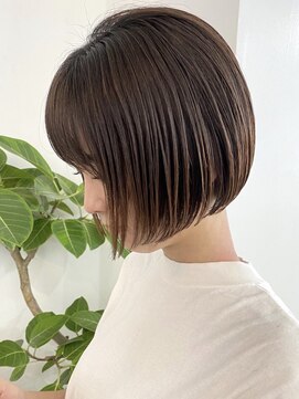 エリマバイフィフス 調布(elima by fifth) 韓国ショートヘアミルクティーベージュグレージュ外国人風カラー