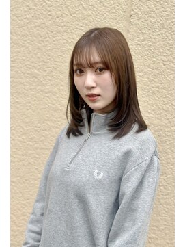 スリーヌーン(THREE noon) くびレイヤー美髪ケアカラーエアリーロング