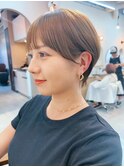 地毛風カラー/ナチュラルレイヤーカット/ショートボブ[船橋]