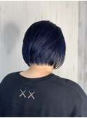 【ayame大泉学園】ケアブリーチ_ネイビーブルー_ショート_6