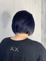 アヤメ(ayame) 【ayame大泉学園】ケアブリーチ_ネイビーブルー_ショート_6