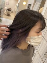 グランデュール 焼津店(GRANDEUR)&nbsp;イヤリングカラー インナーカラー インナーカラーラベンダー