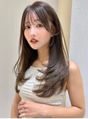 韓国風くびれヘア/顔周りレイヤーカット/髪質改善