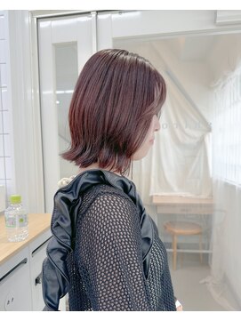 シロコウベ(shiro.kobe) ・Bob × pink brown・