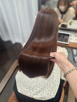 ネウィベルシア 名駅(newi belsia)&nbsp;ナチュラルピンクブラウン×リンゴ乾細胞トリートメント