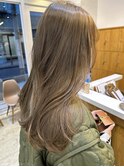 オリーブベージュ＊ナチュラルブリーチカラー