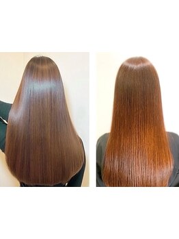 クセや髪のうねりにお悩みの方必見！髪質改善で憧れのストレートを実現◎毛先まで滑らかな指通りに♪