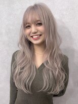 ロウル 渋谷(LOWRL)&nbsp;シルバーグレージュ/ブリーチ/エクステ