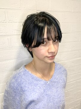 ヘアースペースブルーム プリュス 石橋店(HAIR SPACE BLOOM plus) ハンサムショート/コリアンブラック/透明感カラー