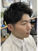 【WAVY】ツーブロ×スパイキーショート
