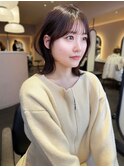 似合わせカットサイドバング結べるボブ小顔カットレイヤーM01