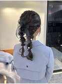 お任せツイン編み下ろし