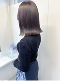 イメチェン/ホワイトブロンド/外ハネボブ/美髪/勾当台/北四番丁