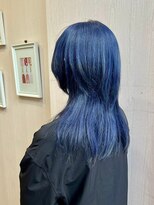 レジュール Rejouir クラゲヘアー/ウルフカット/姫カットレイヤー/ブルーカラー