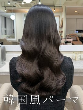 アミー 銀座(Ammy) コテ巻き風パーマ/韓国風パーマ/パーマ/レイヤーカット/パーマ