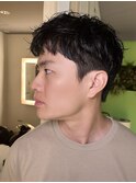 ショートマッシュ/ニュアンスパーマ/大人カジュアル