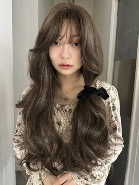 メゾンアクア 表参道(Maison ACQUA) ☆ブリーチなしダブルカラー オリーブ オリーブベージュ