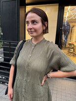 アンダーカレント(undercurrent)&nbsp;ミニボブショートボブブラウンカラー