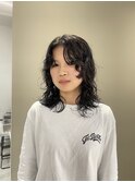 ミディアムレイヤーパーマ