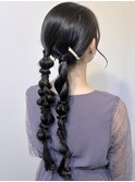 【Lilly渋谷】#ヘアセット#ヘアアレンジ#編み込み#編み下ろし