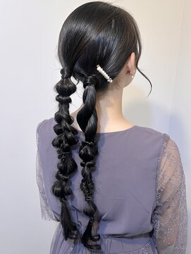 リリー シブヤ(Lilly shibuya) 【Lilly渋谷】#ヘアセット#ヘアアレンジ#編み込み#編み下ろし