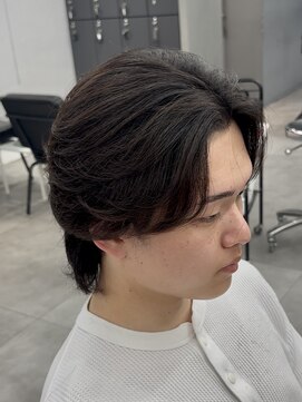 オーバルバイアピッシュ(OVARL by apish) ニュアンスパーマサーフカールシャドウパーマメンズカット