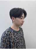 【calme】メンズカット　センターパート　メンズヘア