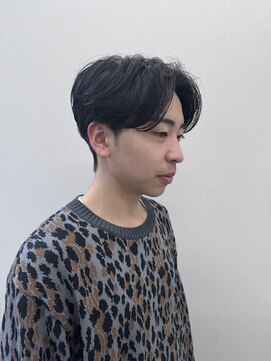 カルム 天神大名(calme) 【calme】メンズカット センターパート メンズヘア