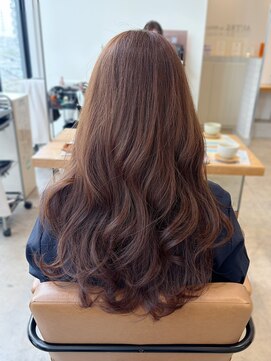 オートル 綱島店(AUTRE by FUGA hair) まろやかベージュカラー＊コテ巻きロングローレイヤー
