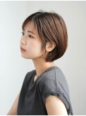 前下がりショート・ボブ/絶壁解消/前髪あり/20代/30代/内巻き