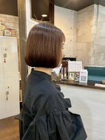 クオート(quoit) 艶感ナチュラルブラウン×まとまりボブ