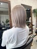【人気No.3】カット＋ケアブリーチ&ダブルカラー＋クイックトリートメント