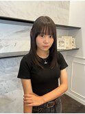 暗髪ミディアムローレイヤー/美髪になりたい方オススメ