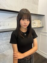 サラ 山口店(SARA) 暗髪ミディアムローレイヤー/美髪になりたい方オススメ