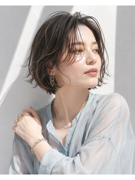 アッシュ 学芸大学店(Ash) ショートボブ/大人女性/アッシュグレー/白髪ぼかし/脱白髪染め