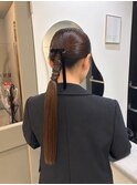 【zina渋谷】ヘアセット