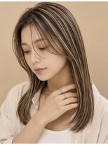 髪質改善サロン WE BE PARSLEY atre 川越店【ウィービーパセリアトレ】&nbsp;【王道・立体感】3Dグレージュ×細めハイライト
