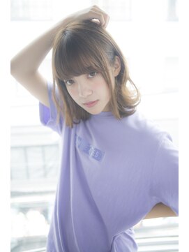 サロンドミルク 原宿(salon de MiLK) 【salon de MiLK 原宿】耳かけゆるふわミルクティアッシュ