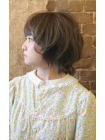 マギーヘア(magiy hair) magiy hair【nico】マッシュウルフ　グレージュ　無造作