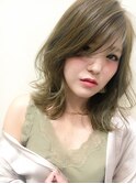 《桐原真理子》ハイライト☆アッシュ☆透明感☆ミディアム