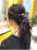 大人ポニーテール
