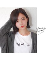 パドトロワ(Pas de trois)&nbsp;新潟×外ハネボブ×ダークアッシュ×ストレート