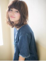 ブルー(BLUE)&nbsp;*CUORE水戸*…スパイラルカールで*ラブ・クラシカルセミディb