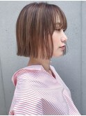 【mee.】ハセガワヒトシ　大人の切りっぱなしボブ☆表参道