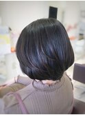 大人の艶髪美シルエット☆ひし形ショート