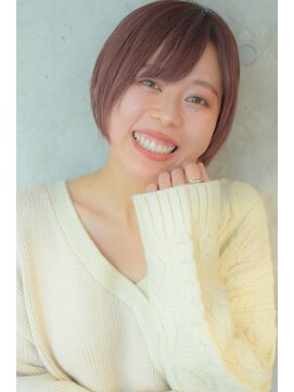 ヘアーアンドビューティストーリア 蒲田店(hair beauty STORIA) 【STORIA蒲田店】艶めくピンクショート
